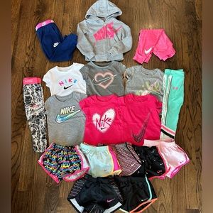 Nike Girls Shirt, Short, and Pants Bundle size 3T